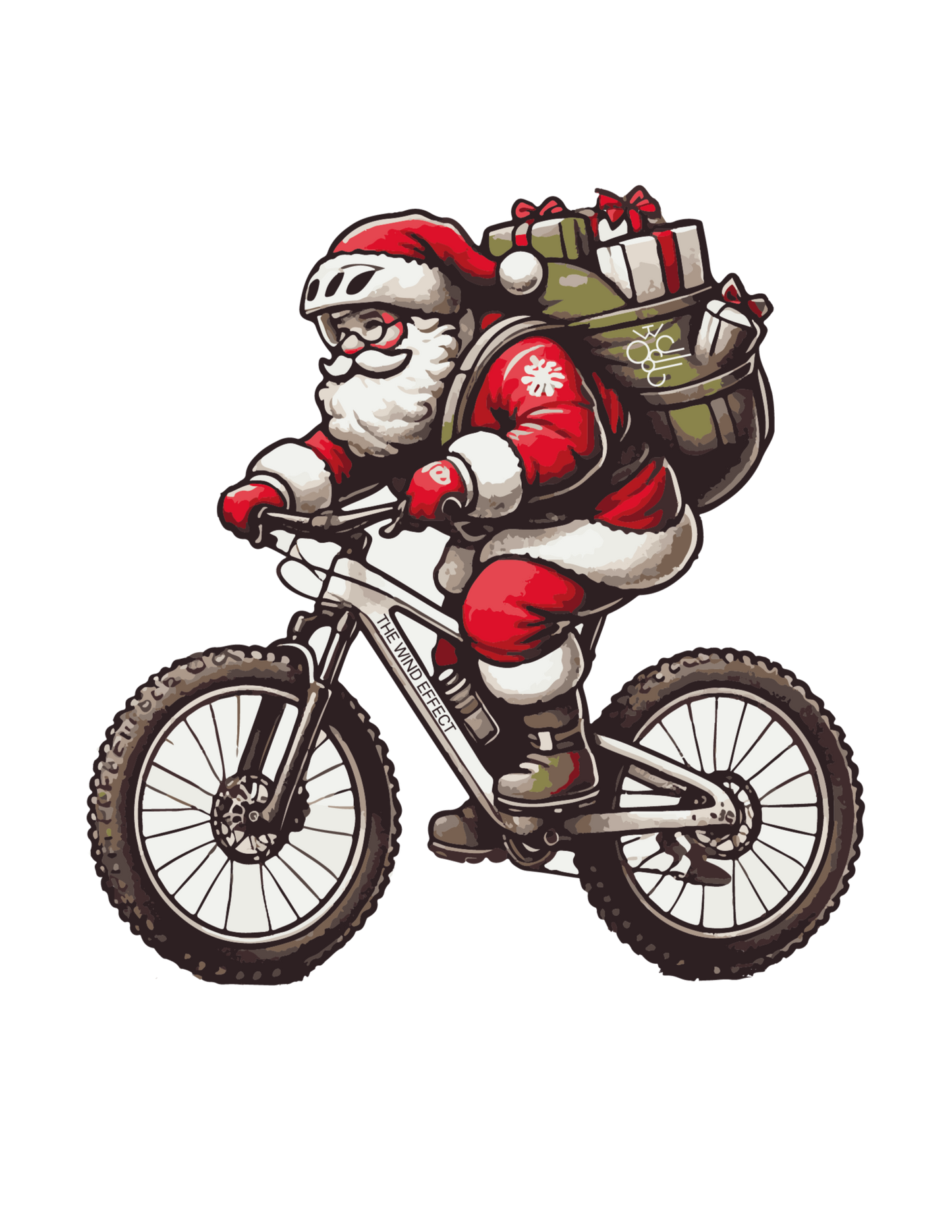 STICKER NAVIDEÑO BICI